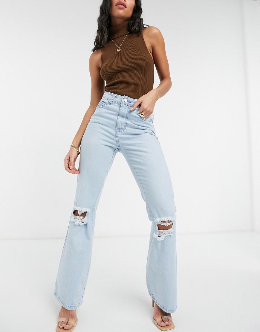 NIEBIESKIE SPODNIE JEANS