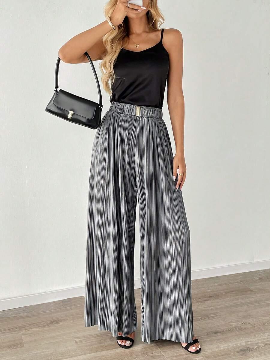 ELEGANCKIE SPODNIE DAMSKIE WYSOKI STAN