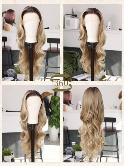 BLOND PERUKA WŁOSY SYNTETYCZNE