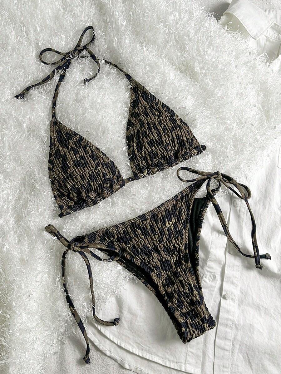 STRÓJ KĄPIELOWY KOMPLET ANIMAL PRINT 