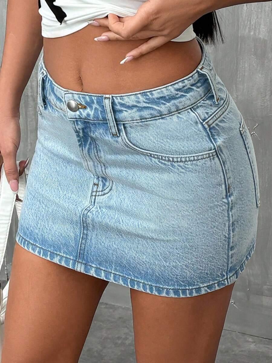 MINI SPÓDNICA JEANS