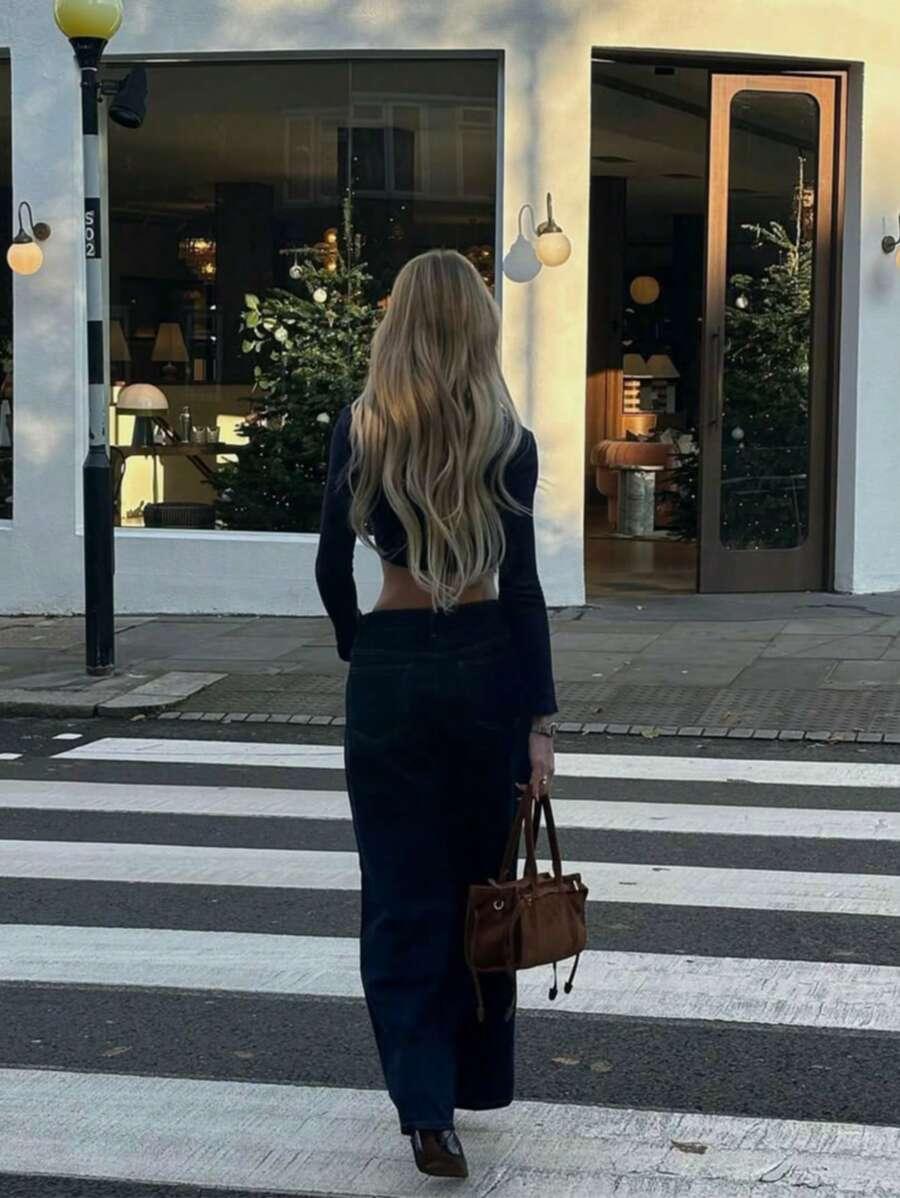 KRÓTKI SWETER KOŁNIERZYK