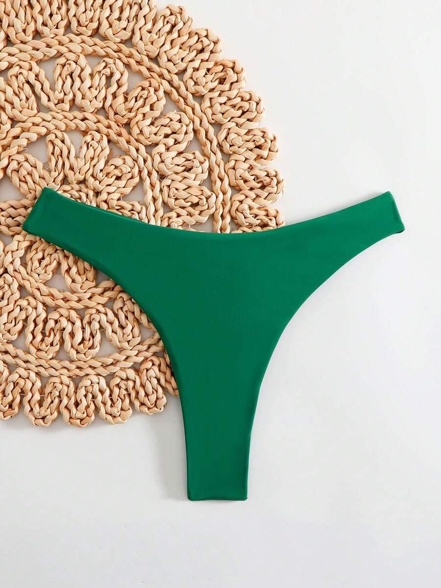 zielony dół od bikini