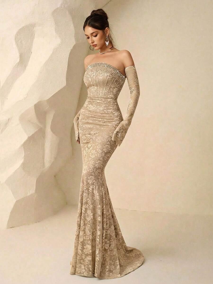 SUKIENKA KORONKOWA MAXI