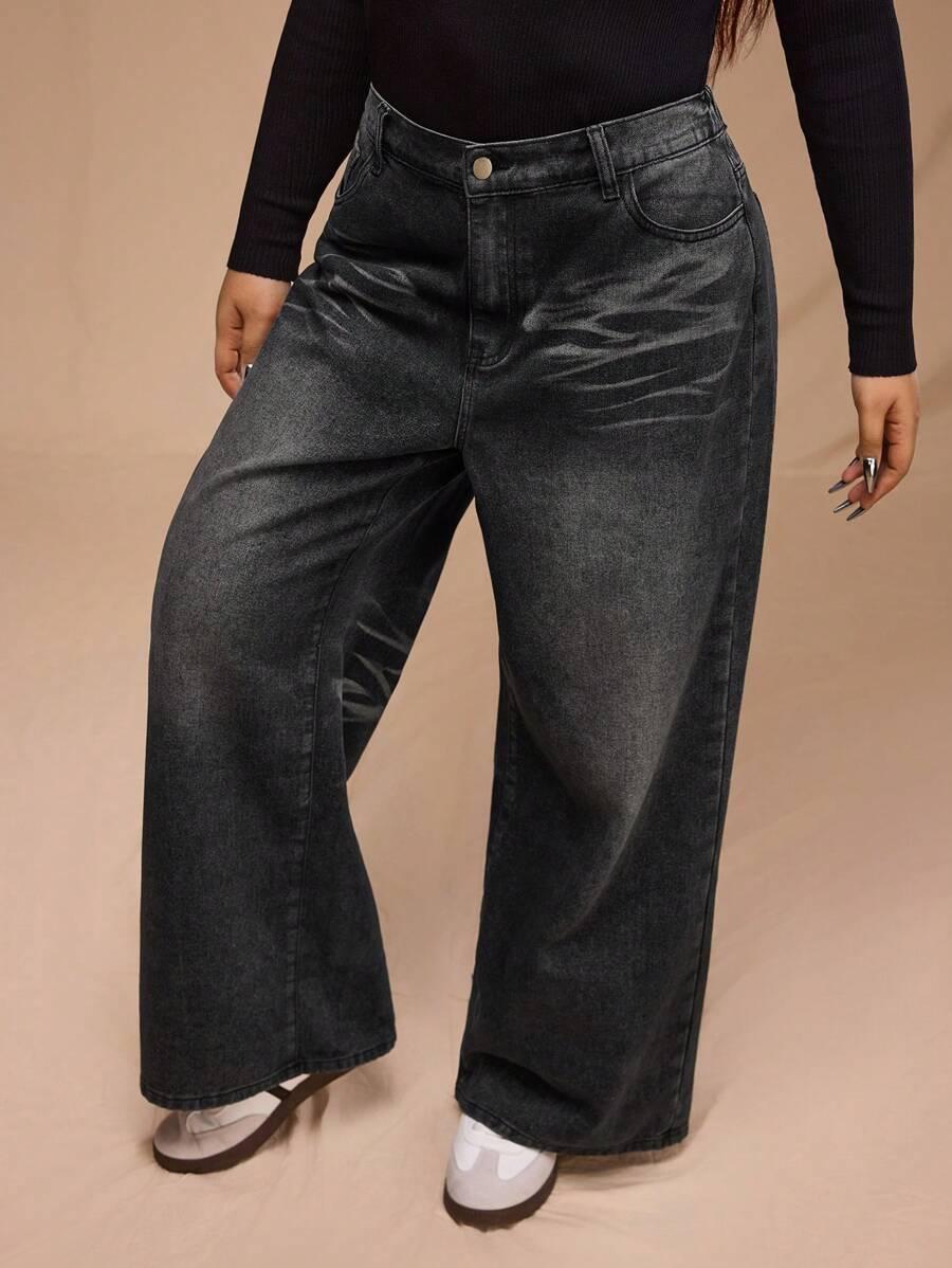 czarne spodnie jeans
