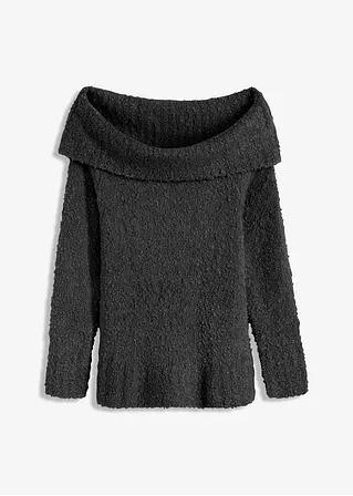 SWETER Z ODKRYTYMI RAMIONAMI