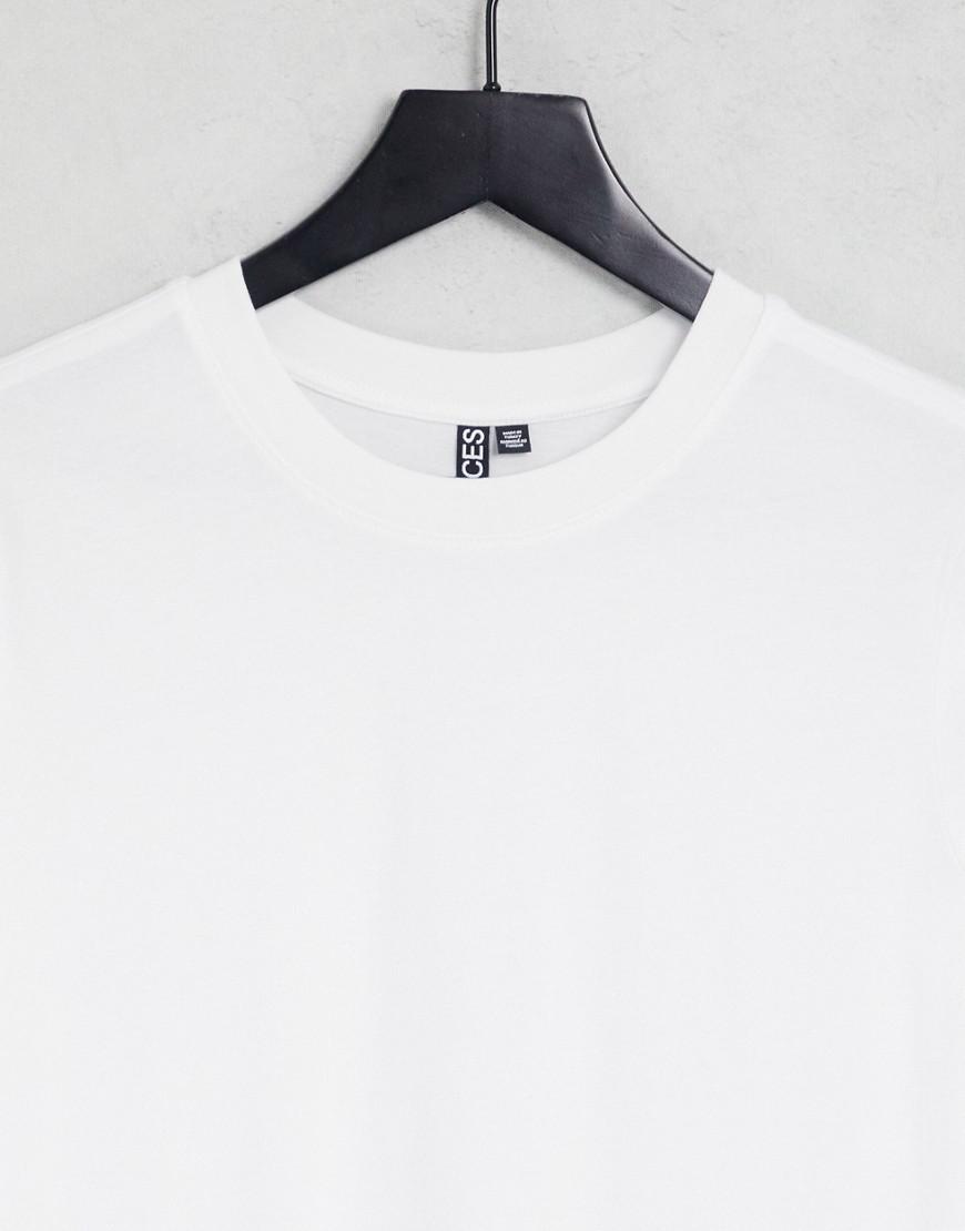 BIAŁY T-SHIRT CASUAL