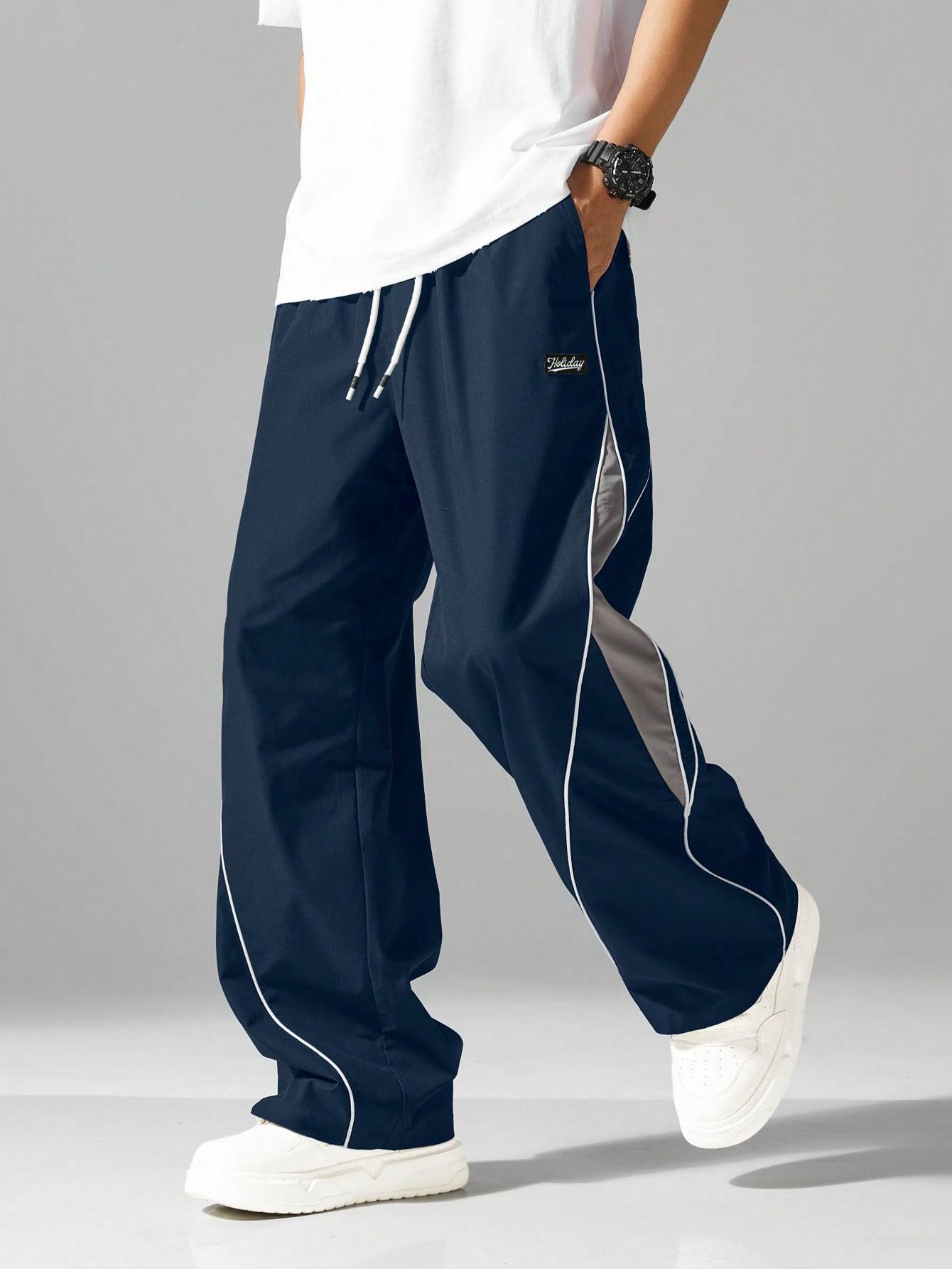 niebieskie spodnie casual 