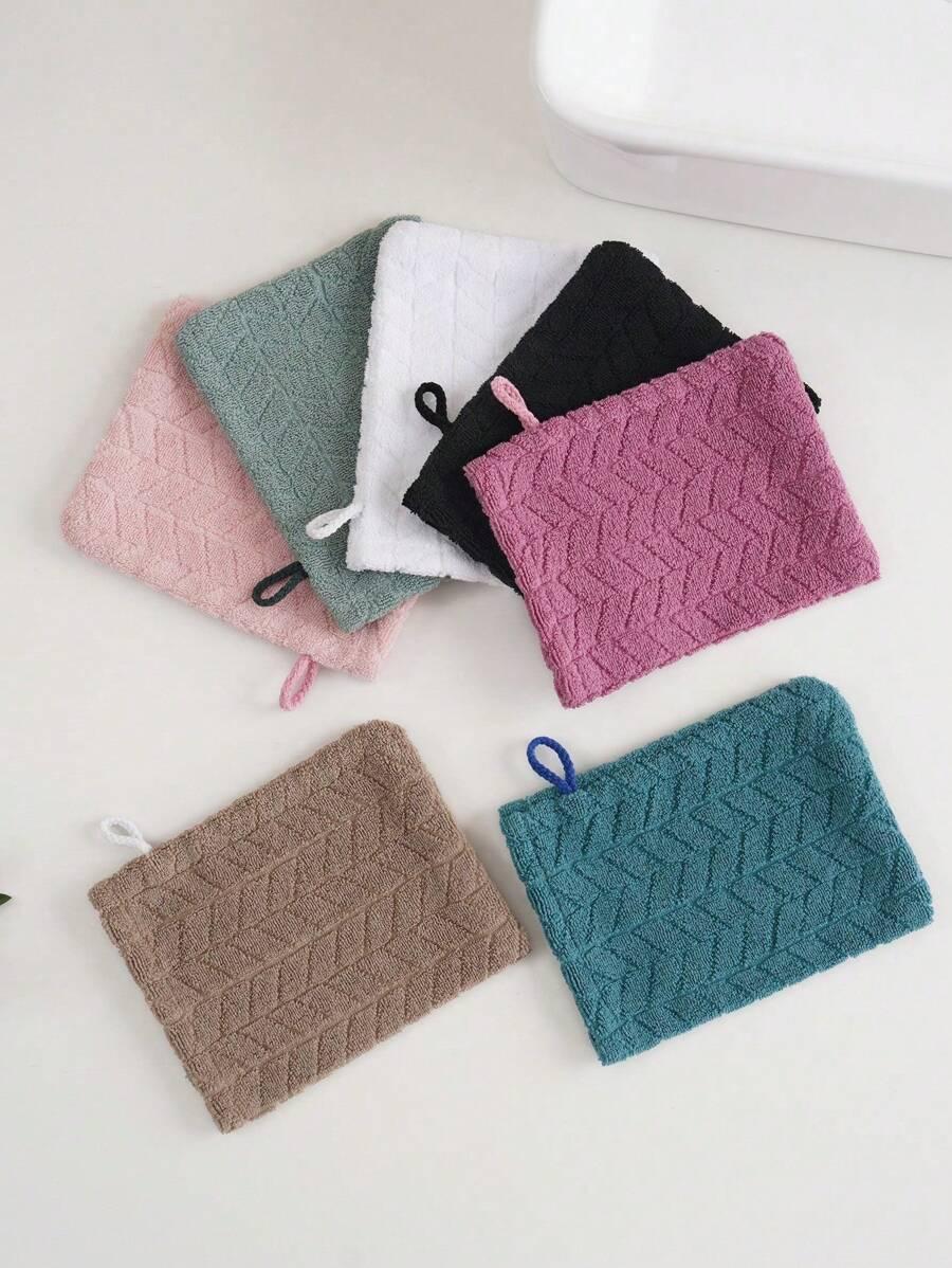 różowe rękawice kąpielowe 3 pack