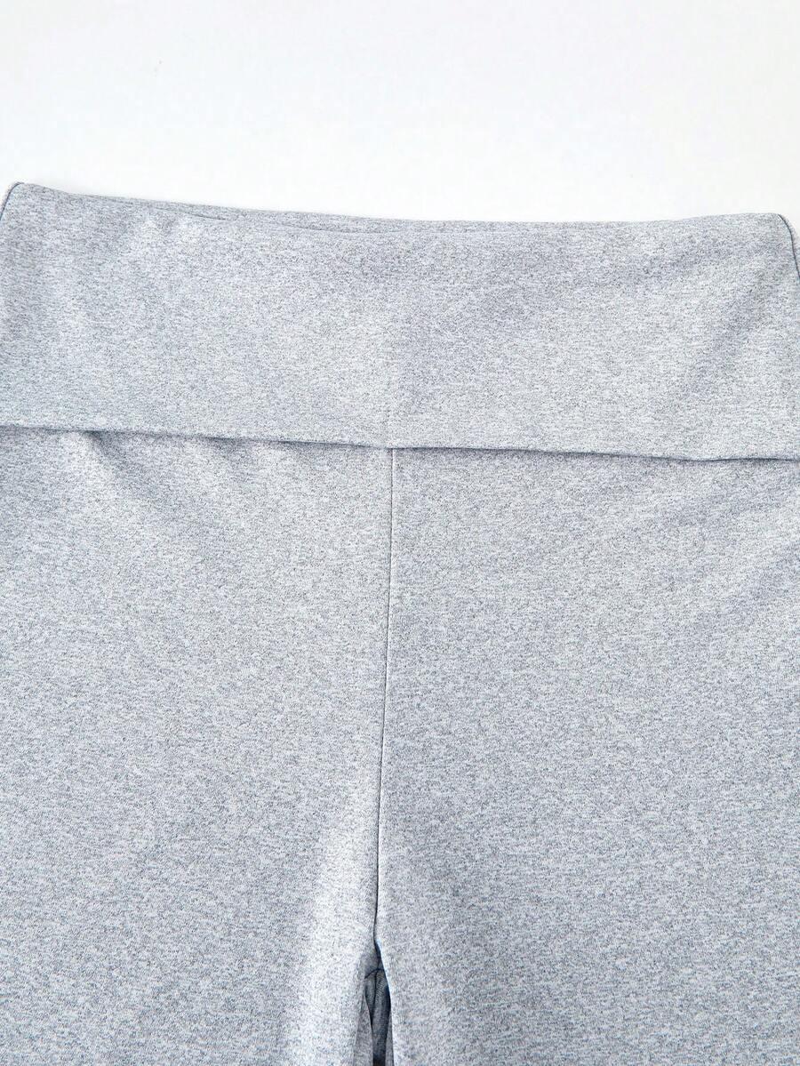 LEGGINSY DZIECIĘCE SZARE