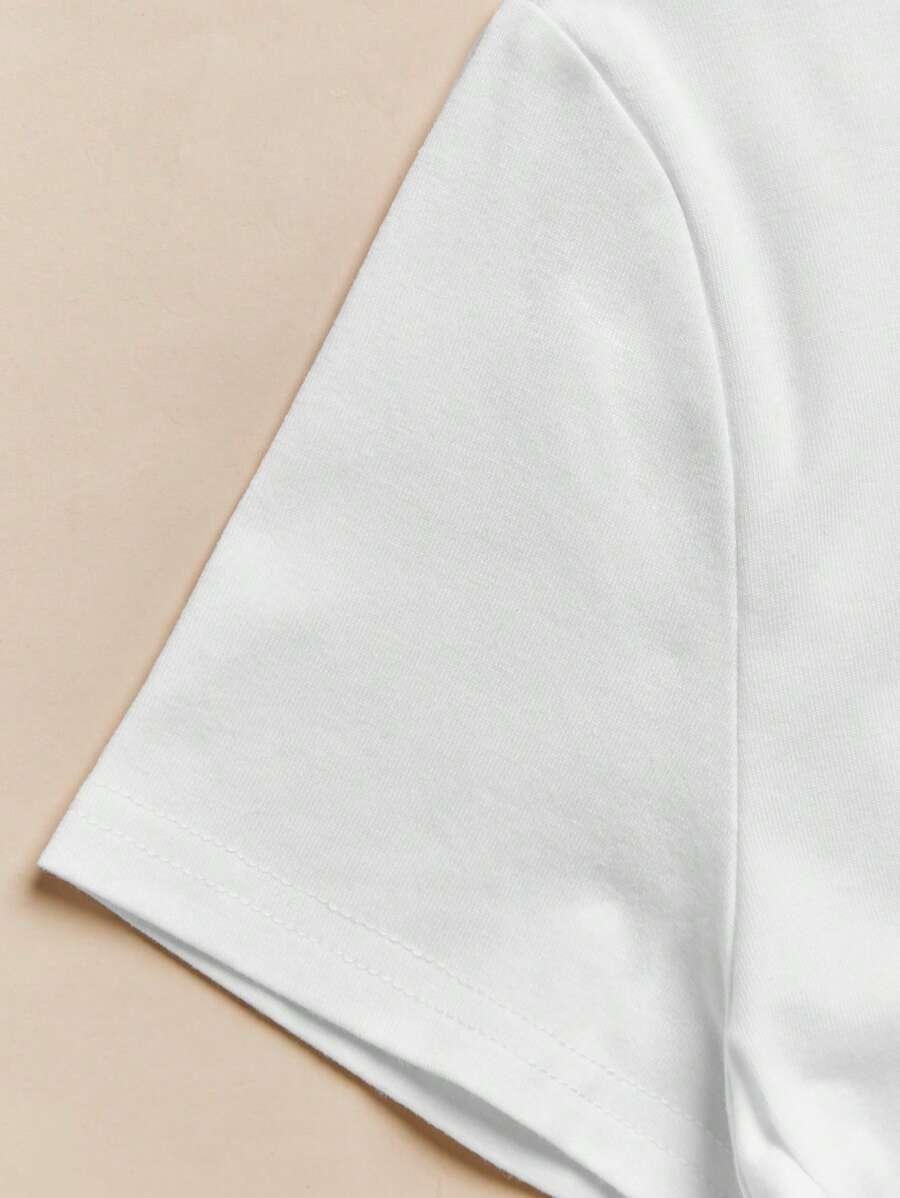 BIAŁY T-SHIRT BASIC