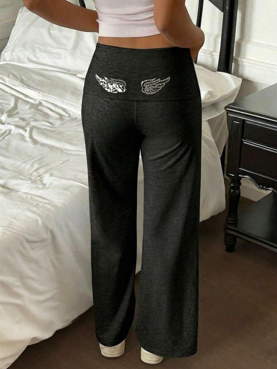 CZARNE SPODNIE CASUAL