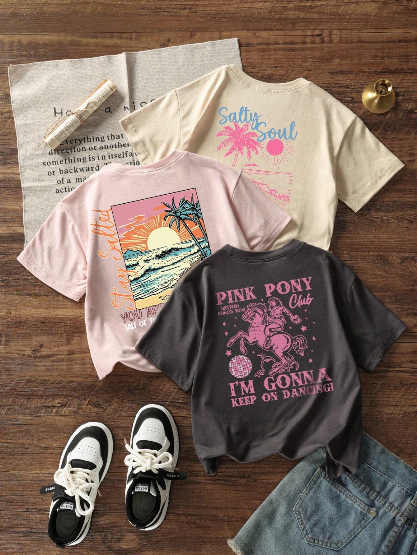 t-shirt nadruk 2-pack