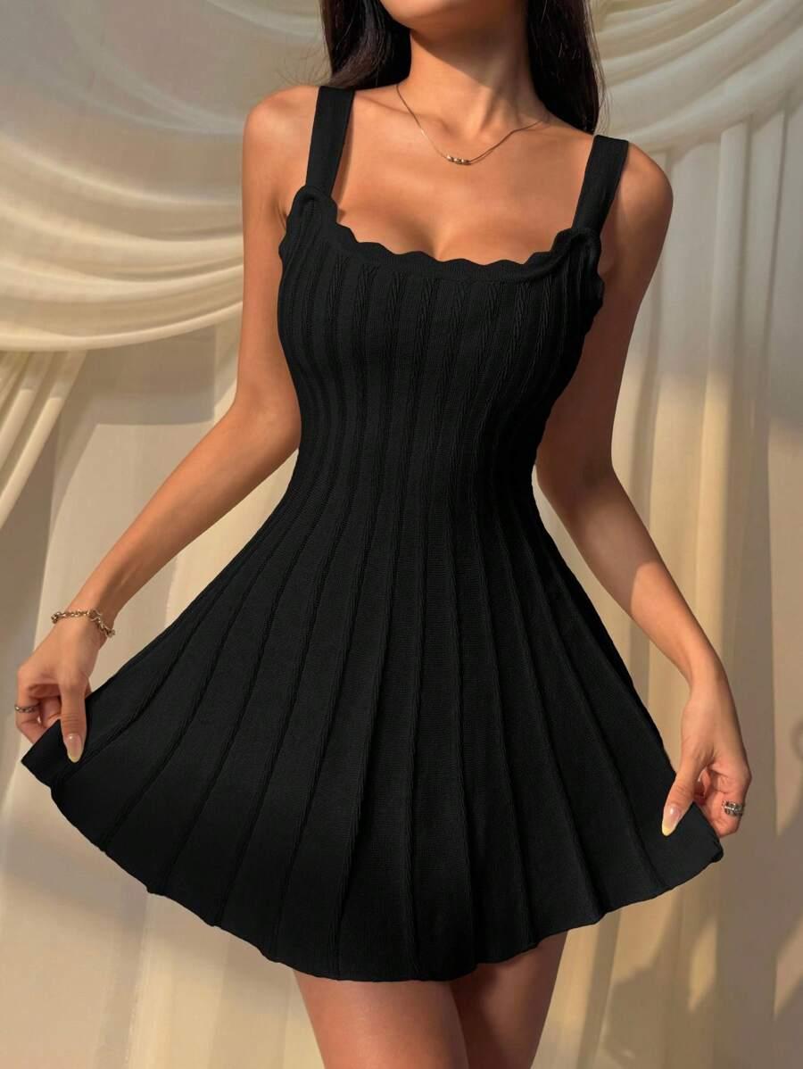 czarna mini sukienka