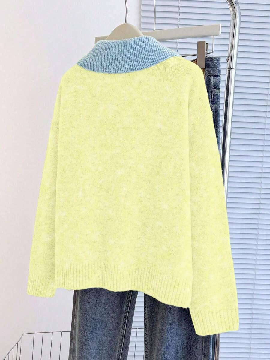 sweter z długim rękawem 
