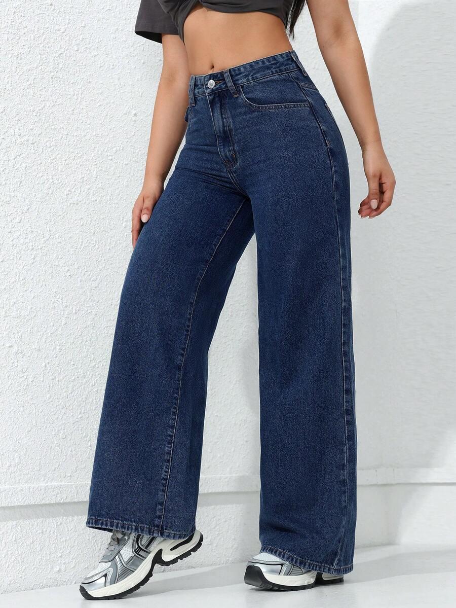NIEBIESKIE SPODNIE JEANS