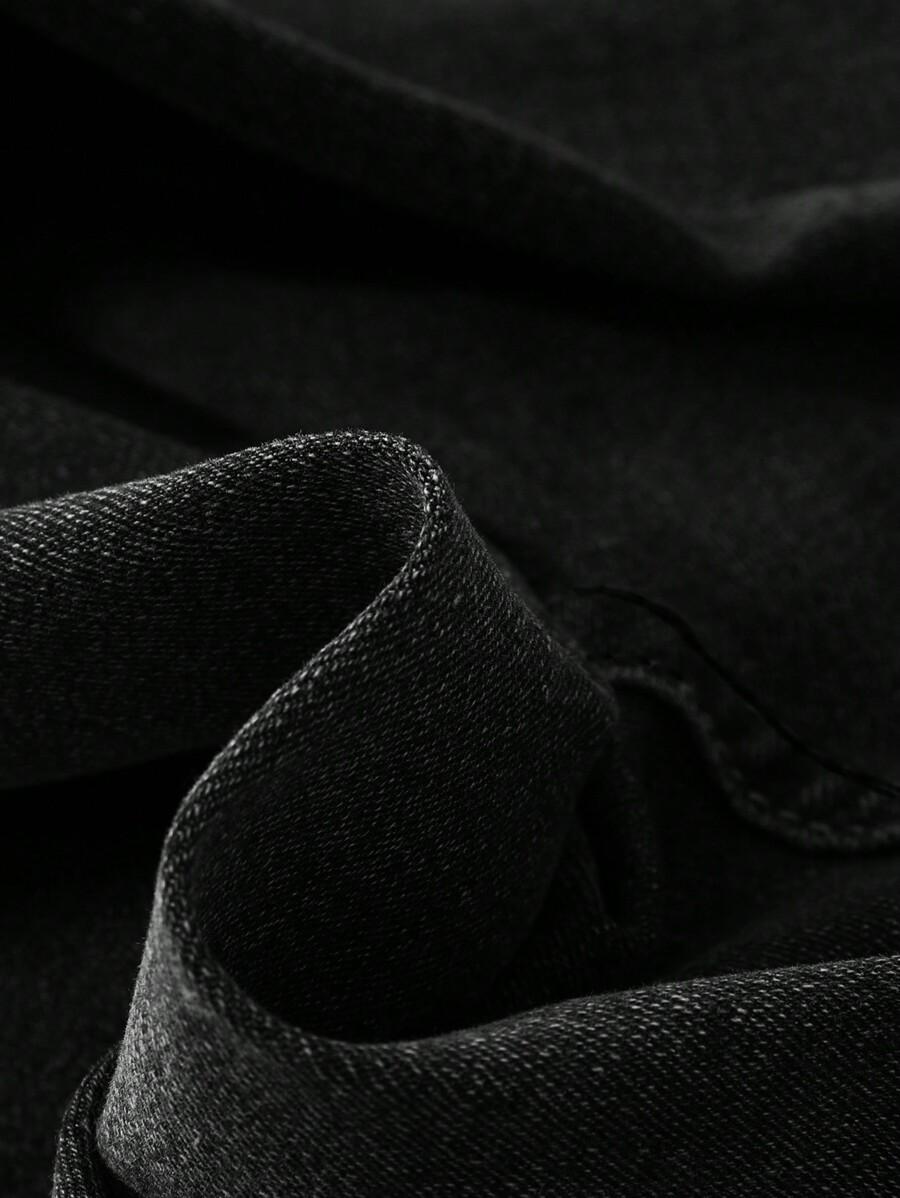 CZARNE SPODNIE JEANSS