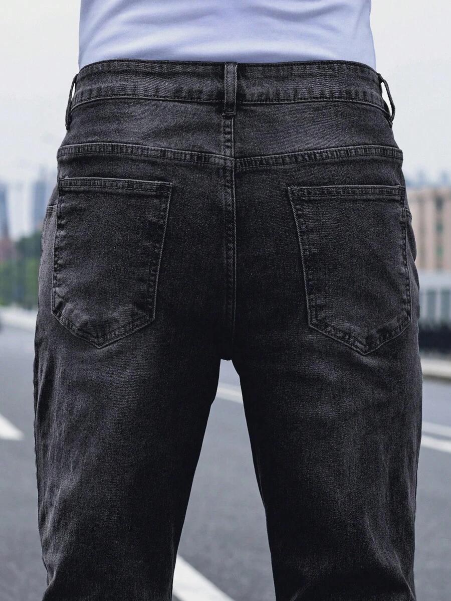 czarne spodnie jeans