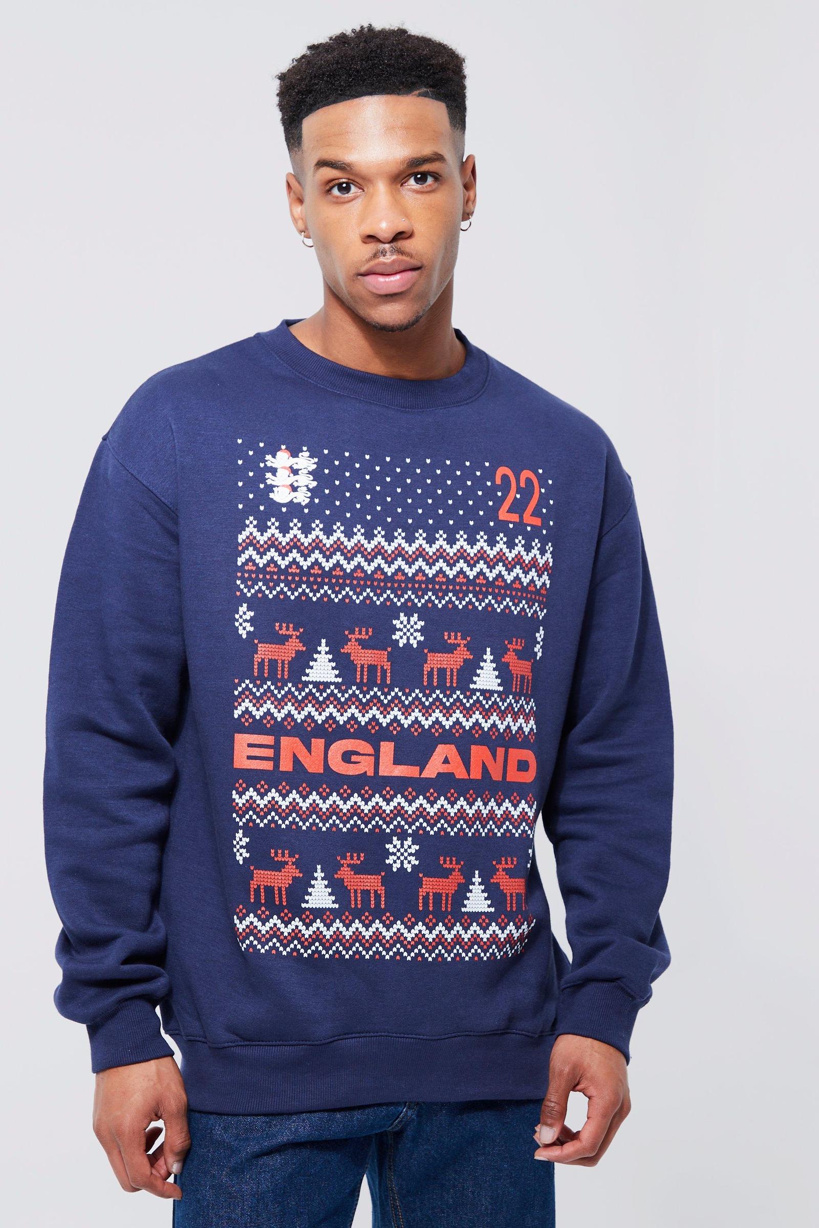 granatowa bluza oversize ENGLAND 22