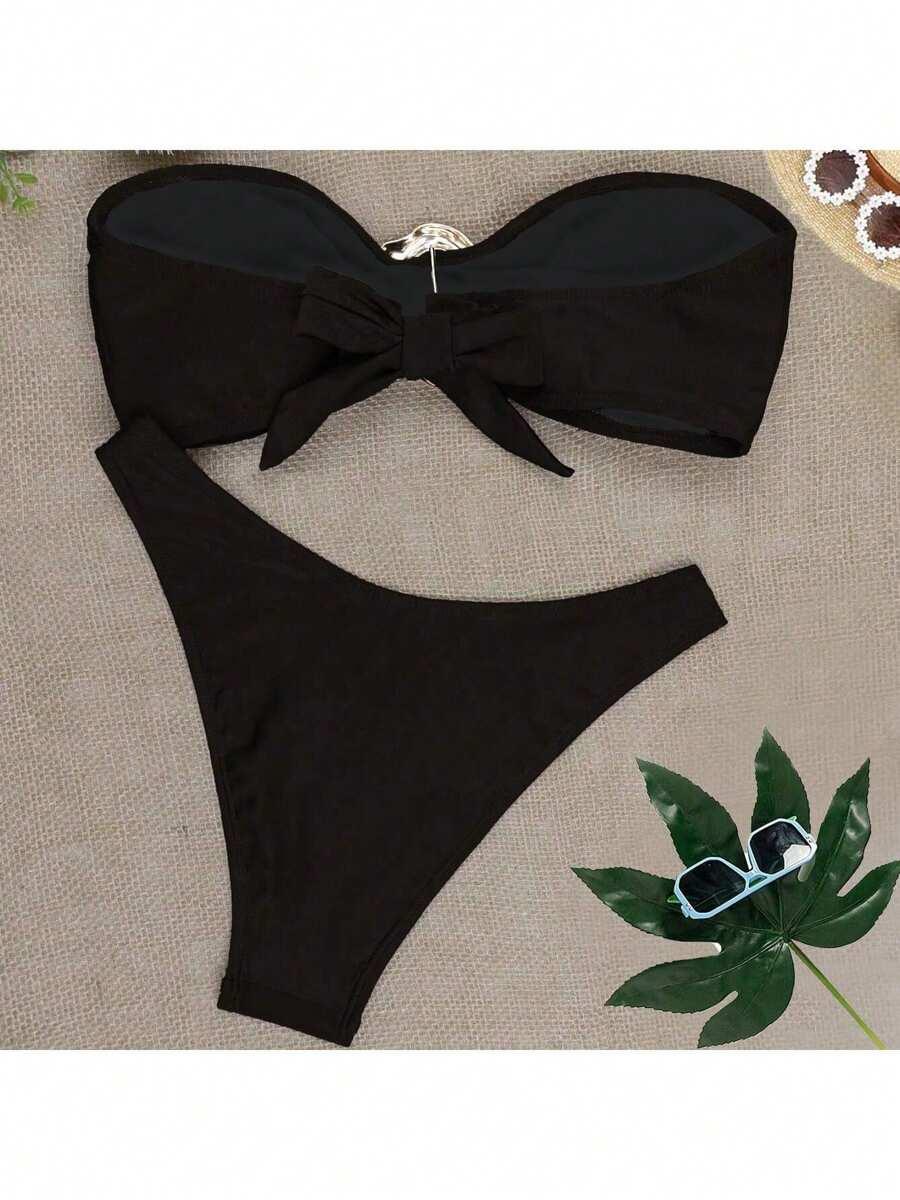 czarny dół od bikini 