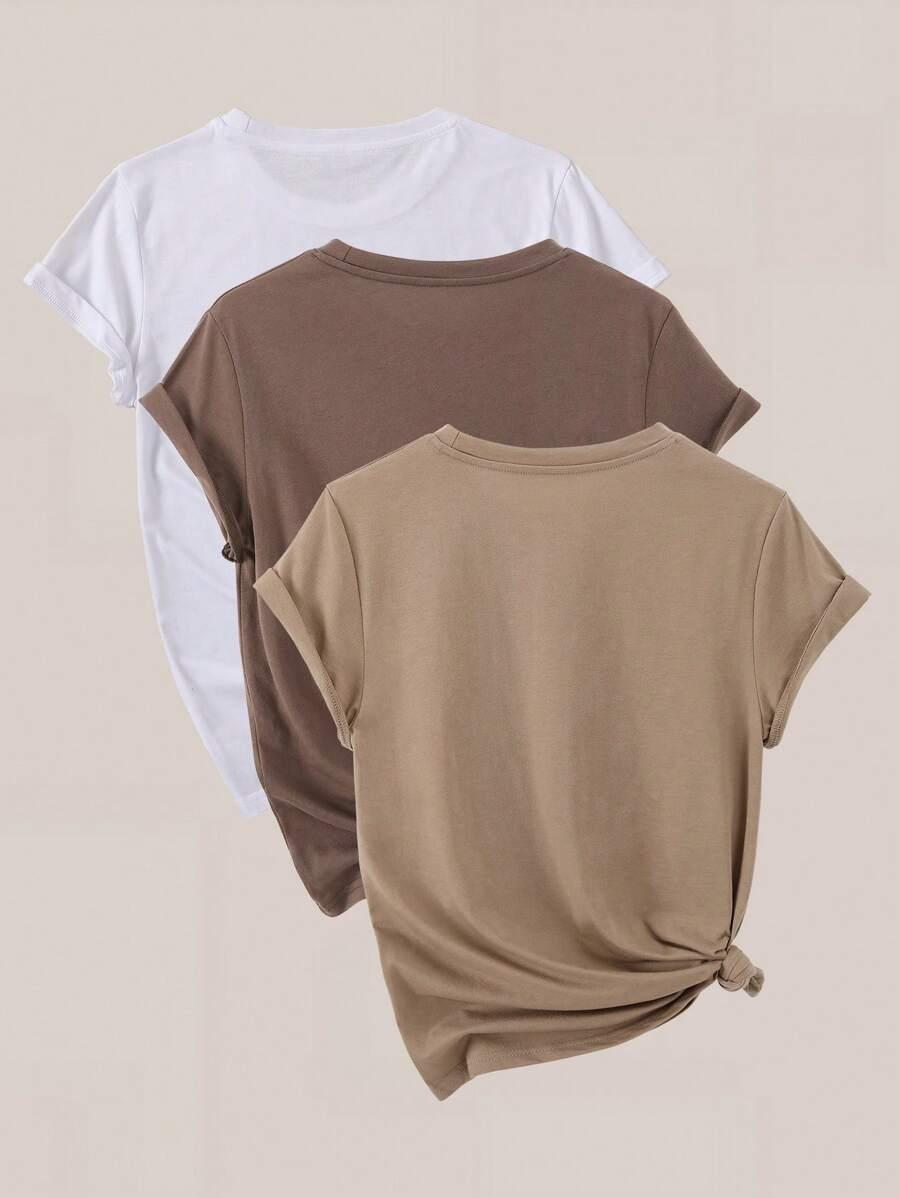 klasyczny t-shirt basic 3-pack