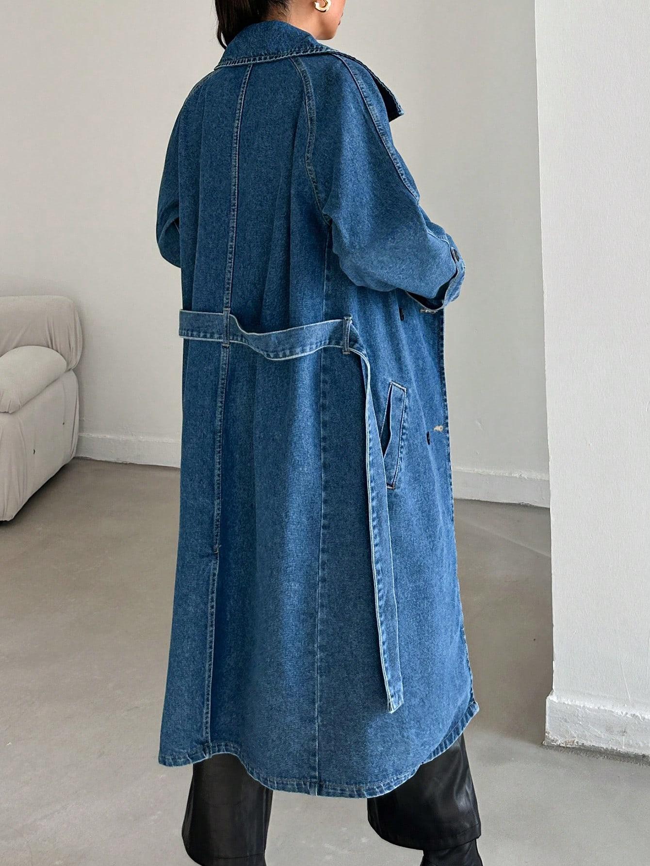 PŁASZCZ JEANS GUZIKI