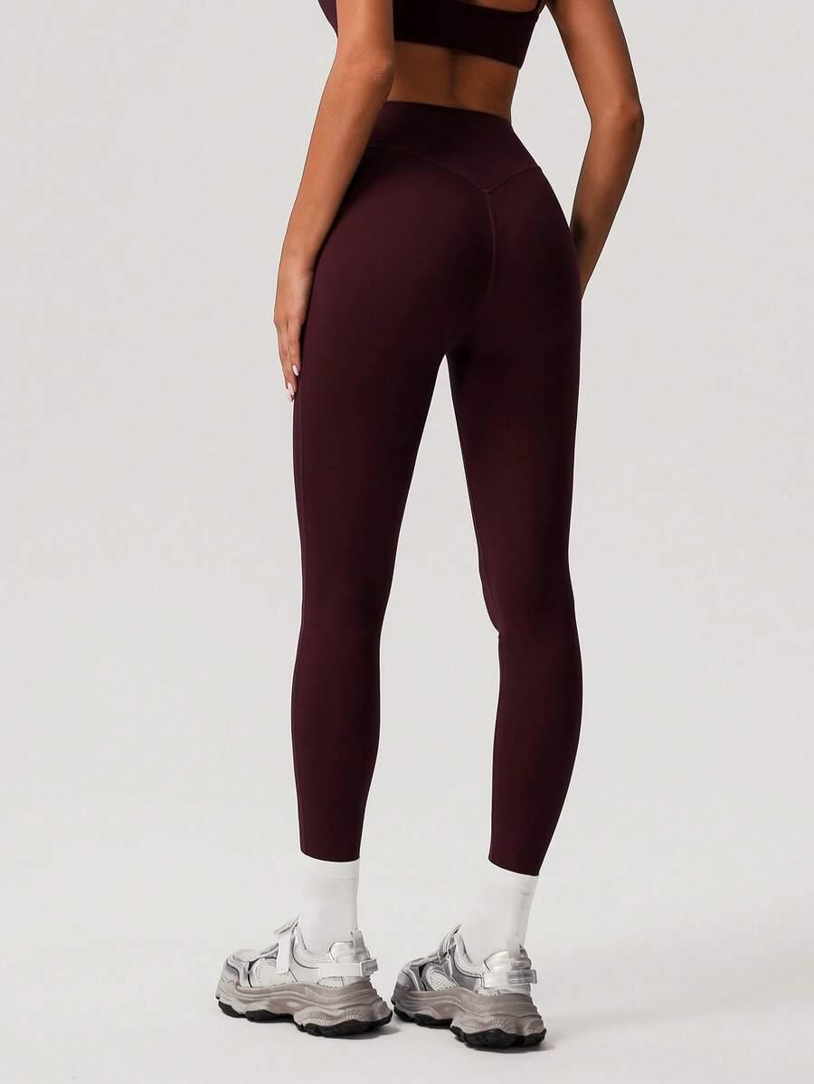 BORDOWE LEGGINSY WYSOKI STAN