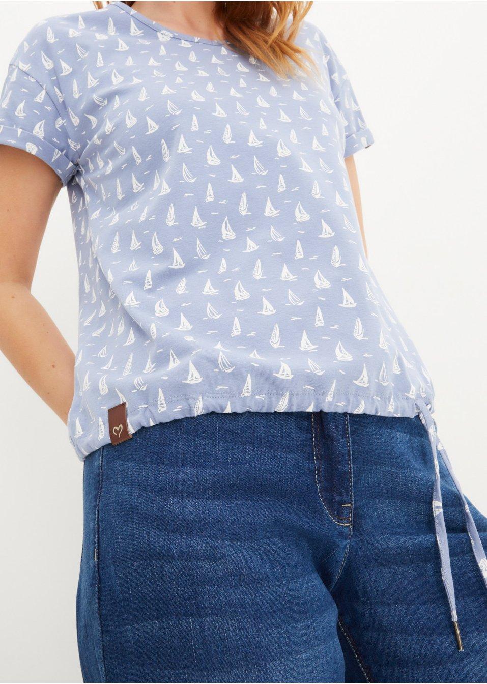 T-SHIRT DAMSKI PLUS SIZE Z NADRUKIEM