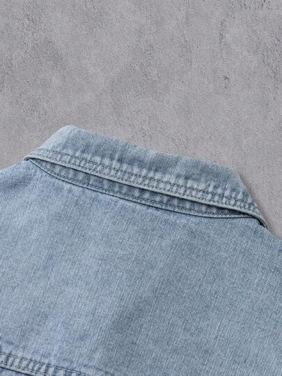niebieska kurtka jeans 