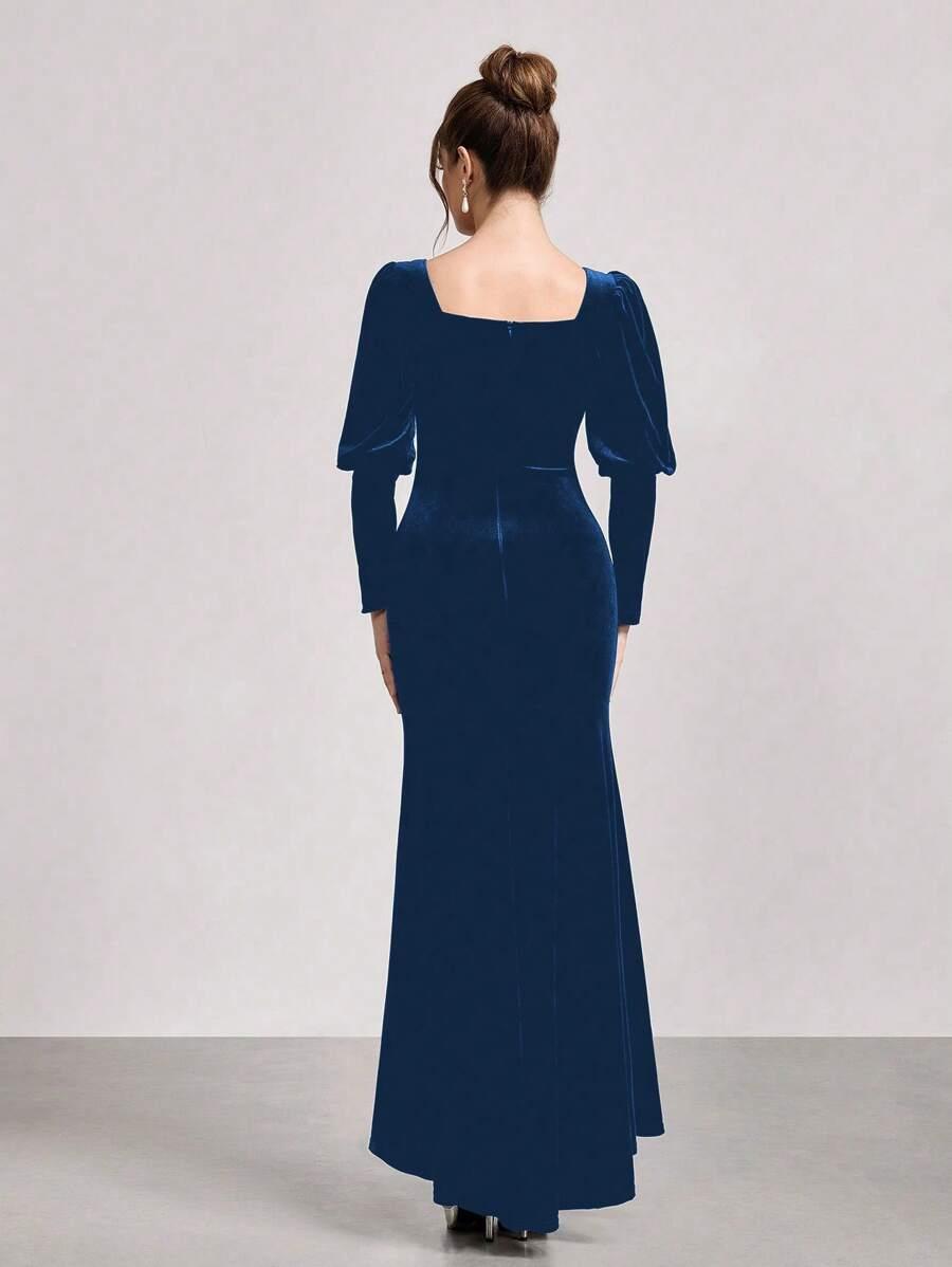 SUKIENKA ELEGANCKA MAXI Z KRYSZTAŁKAMI
