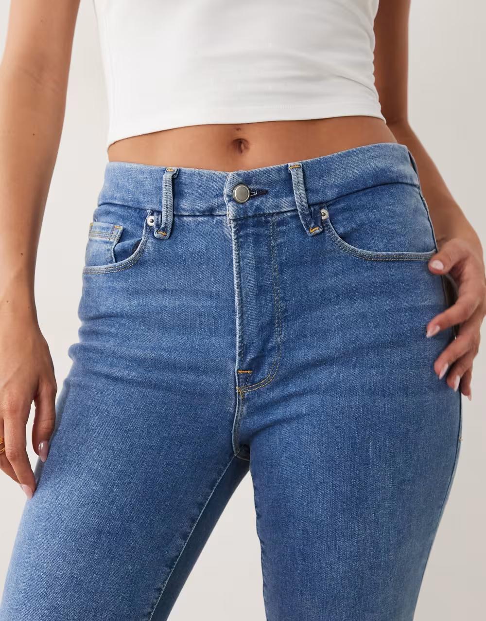 NIEBIESKIE SPODNIE JEANS KIESZENIE