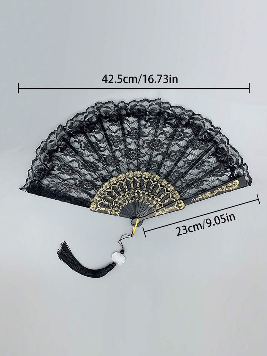 czarny parasol koronka