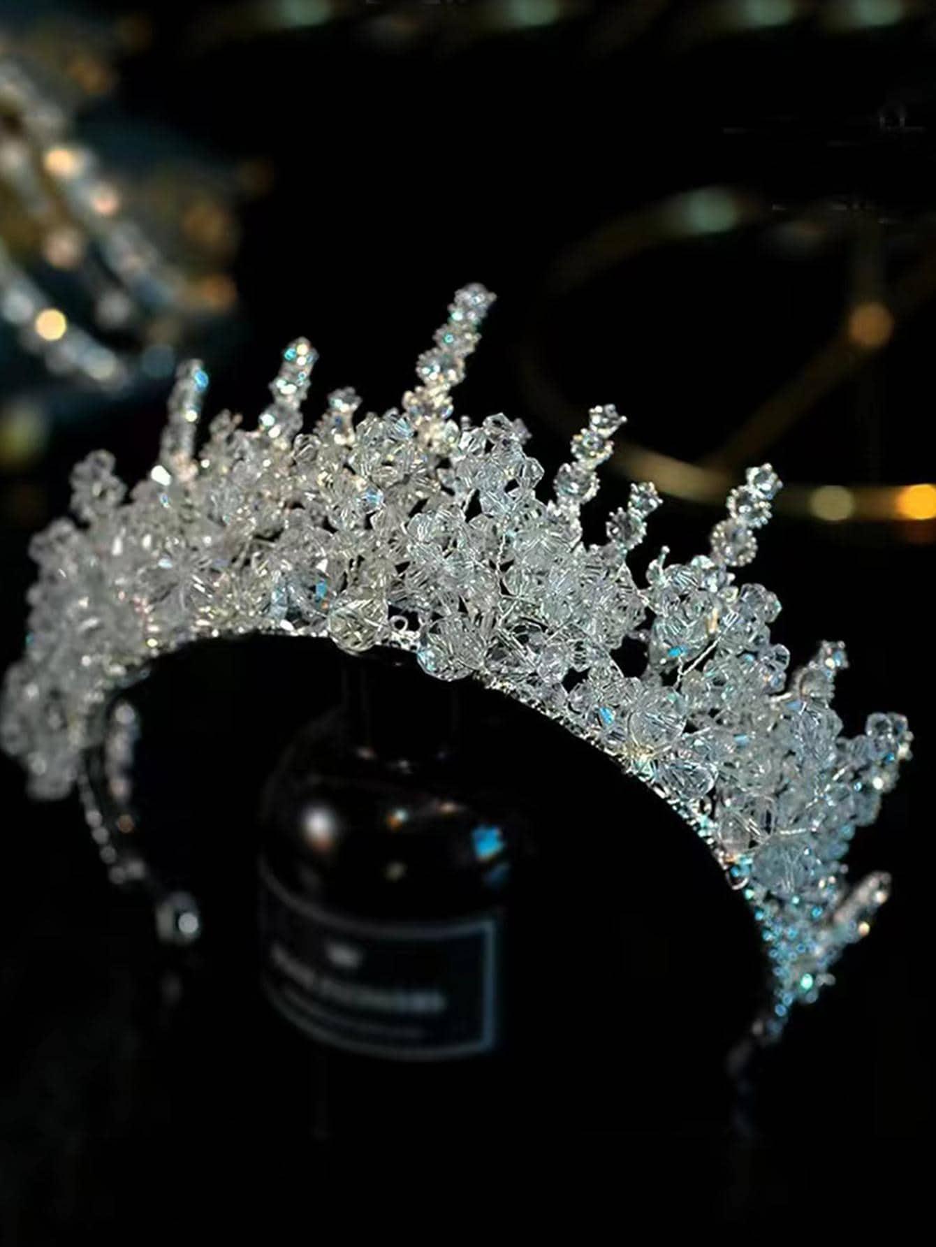 ZDOBIONA KORONA DIADEM TIARA