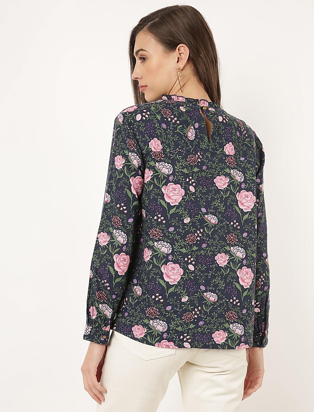 BLUZKA W KWIATY T52-2131K-ZZ