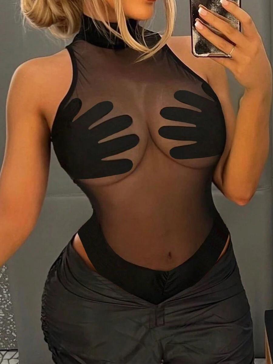 CZARNE BODY SIATECZKA