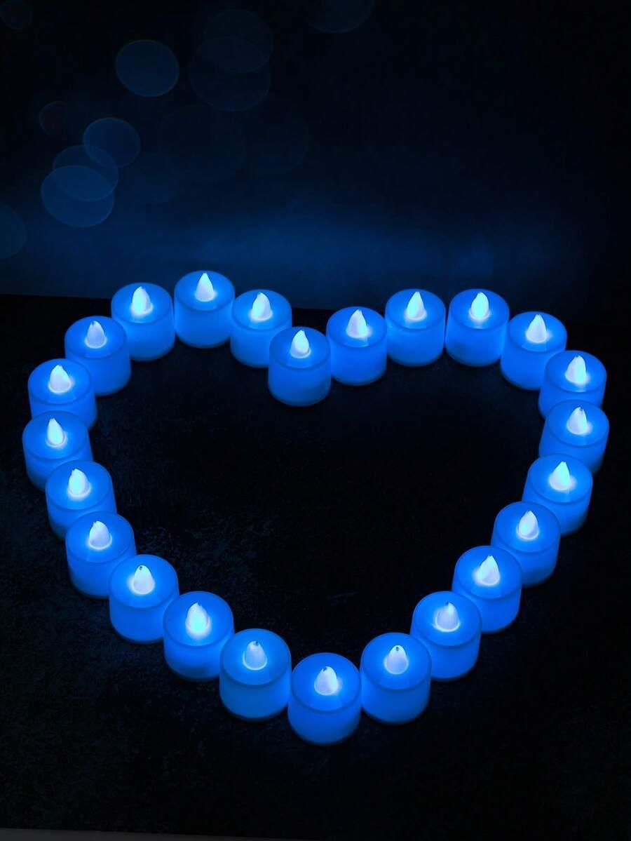 niebieskie lampki led 12szt.