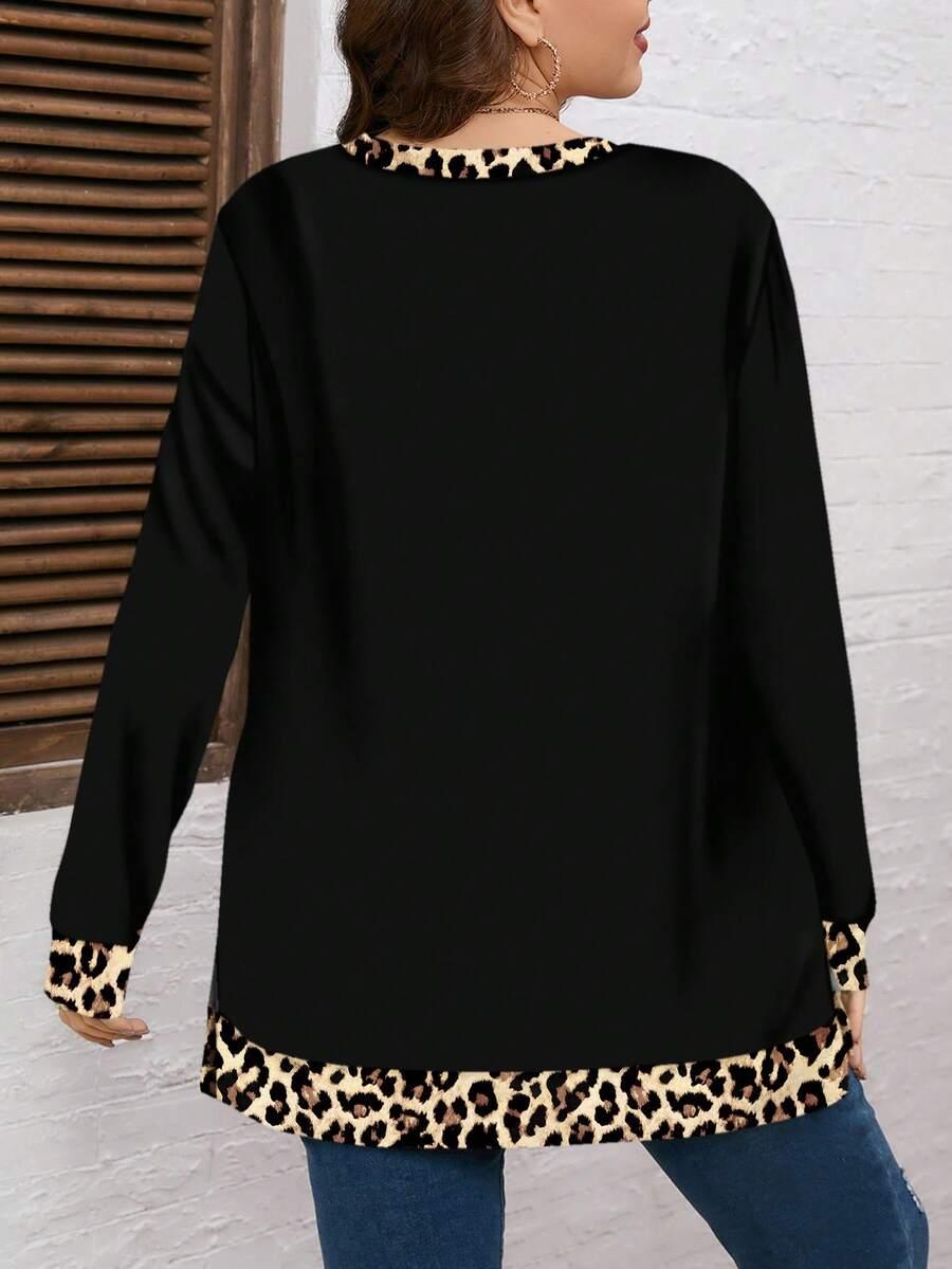 czarna bluza nadruk