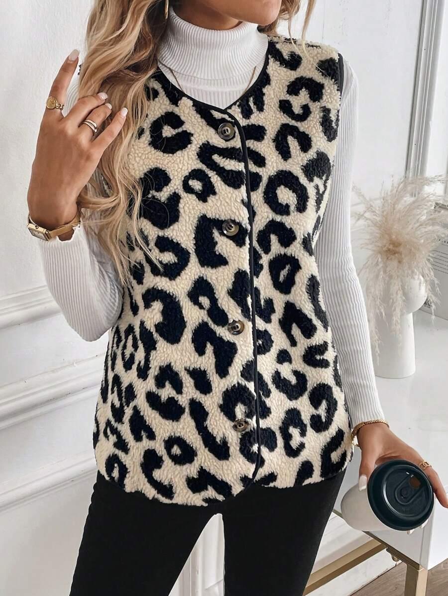 KAMIZELKA MIŚ ANIMAL PRINT