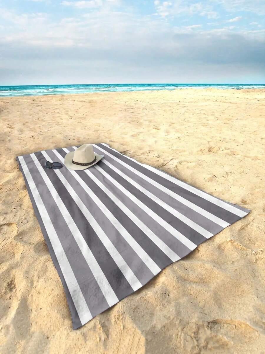 ręcznik plażowy paski