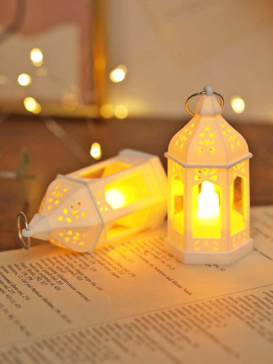biały lampion 2-pack