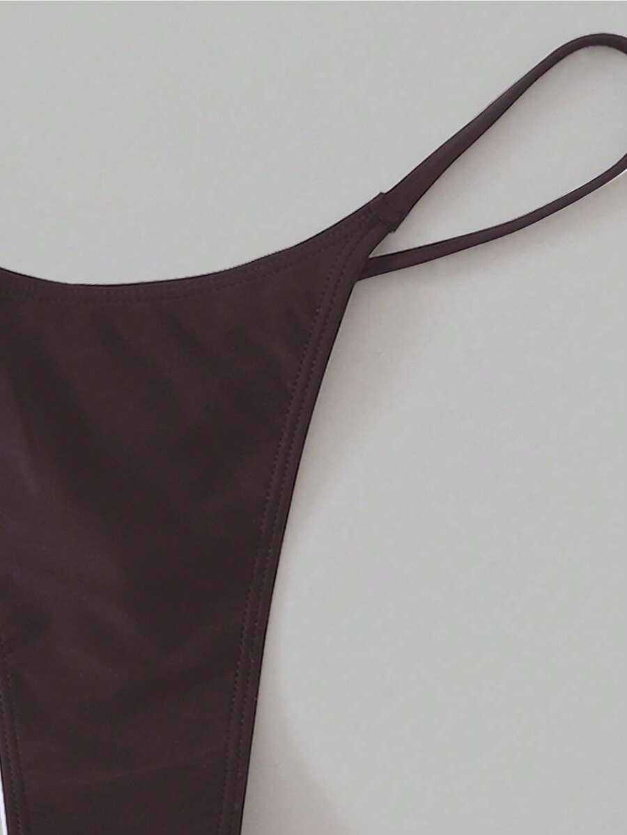BRĄZOWY DÓŁ OD BIKINI