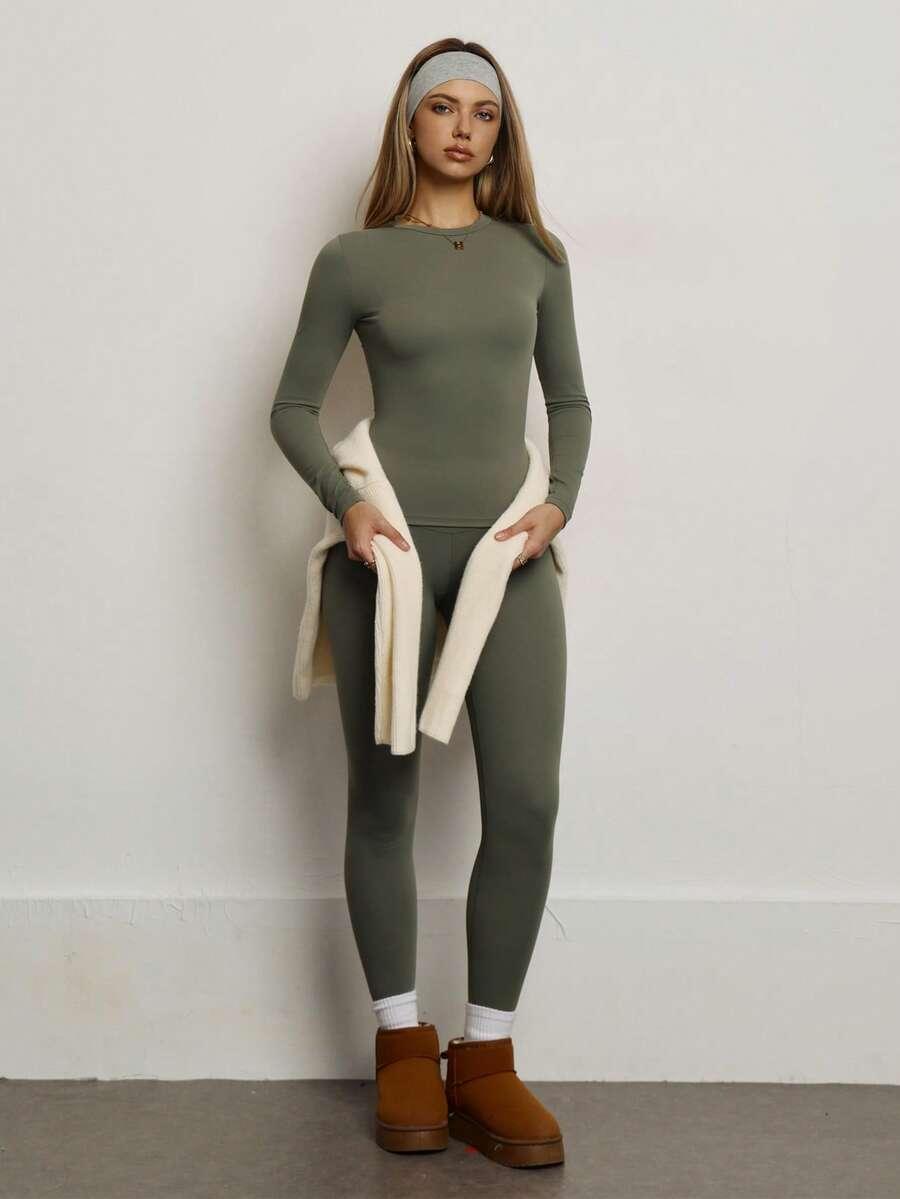 KOMPLET BLUZKA LEGGINSY