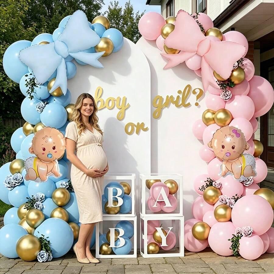 zestaw balonów na baby shower 108szt