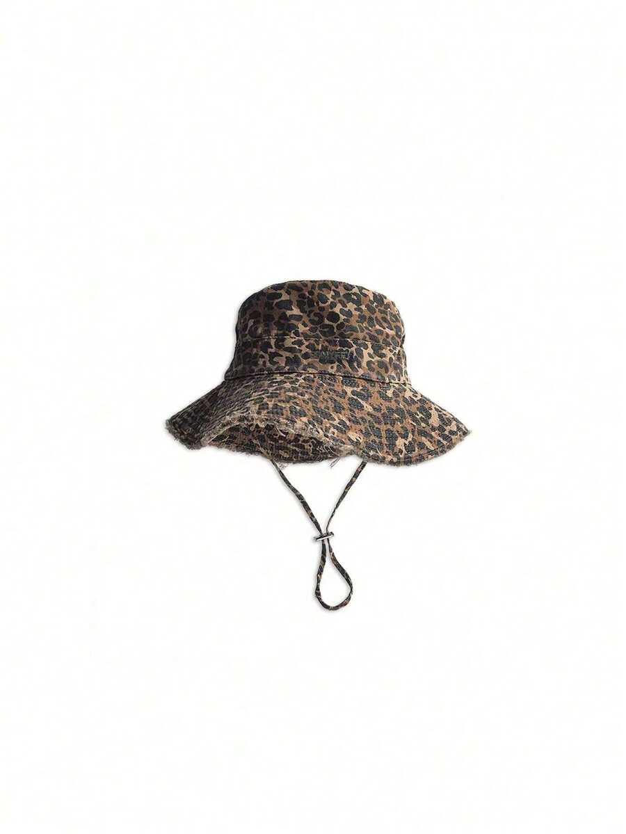 kapelusz typu bucket animal print 