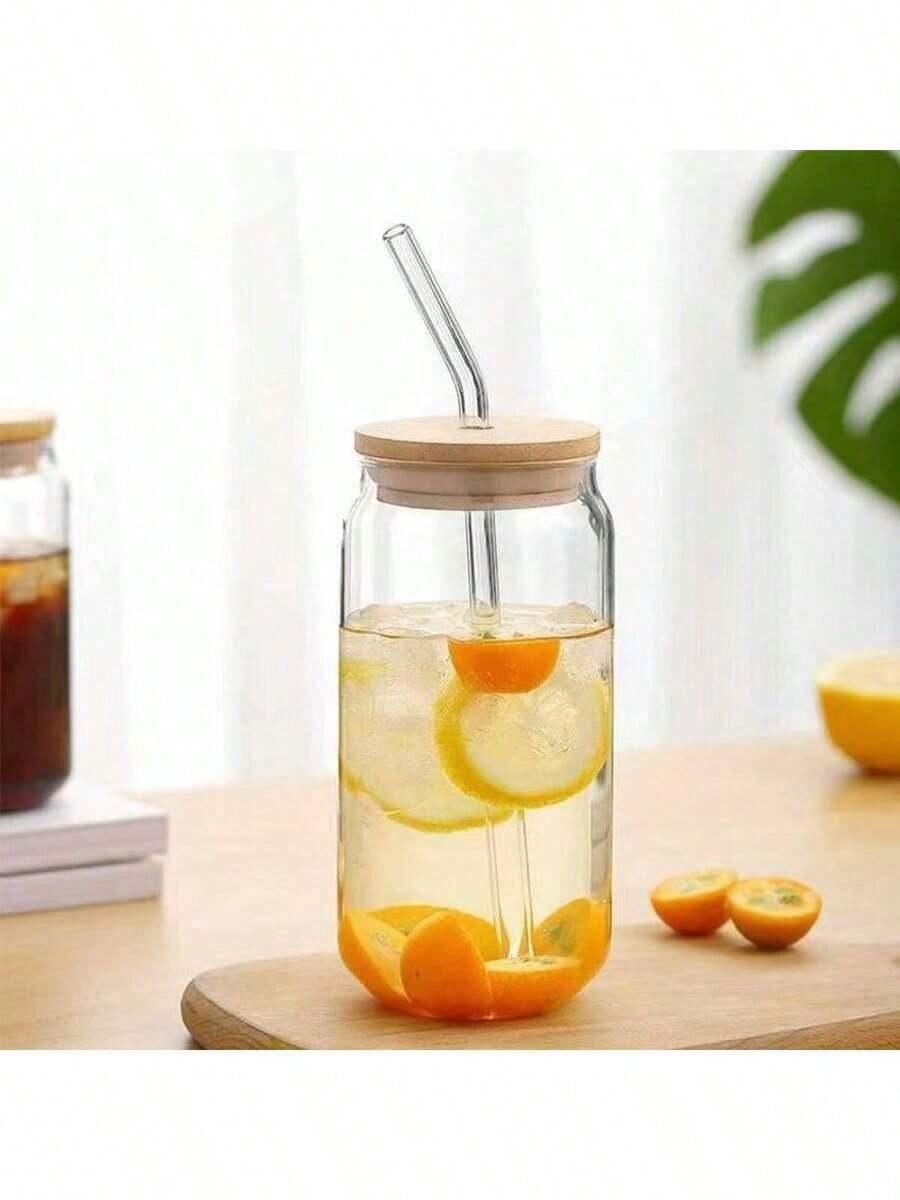 słoik ze słomką 500ml