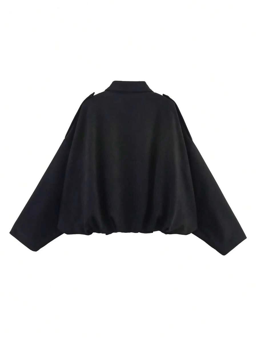 czarna kurtka bomber
