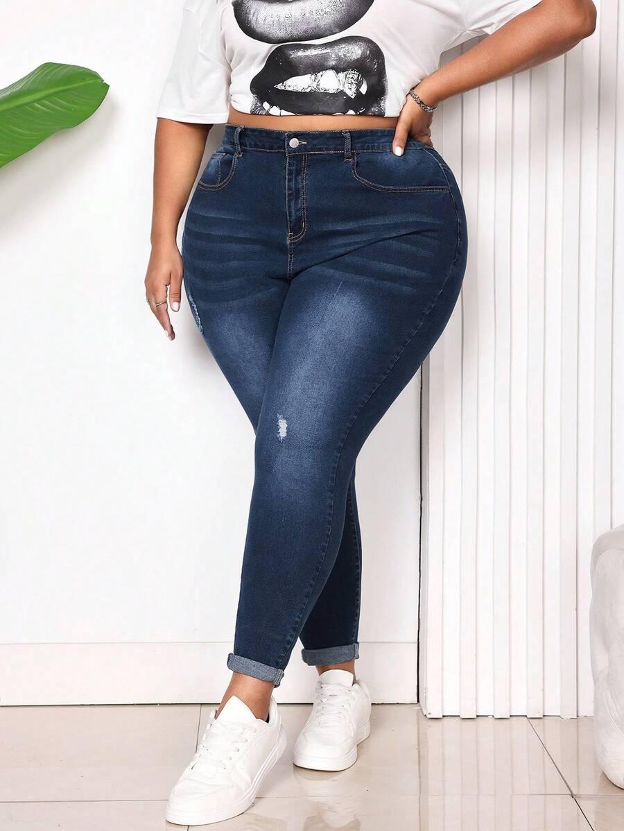 SPODNIE JEANS RURKI