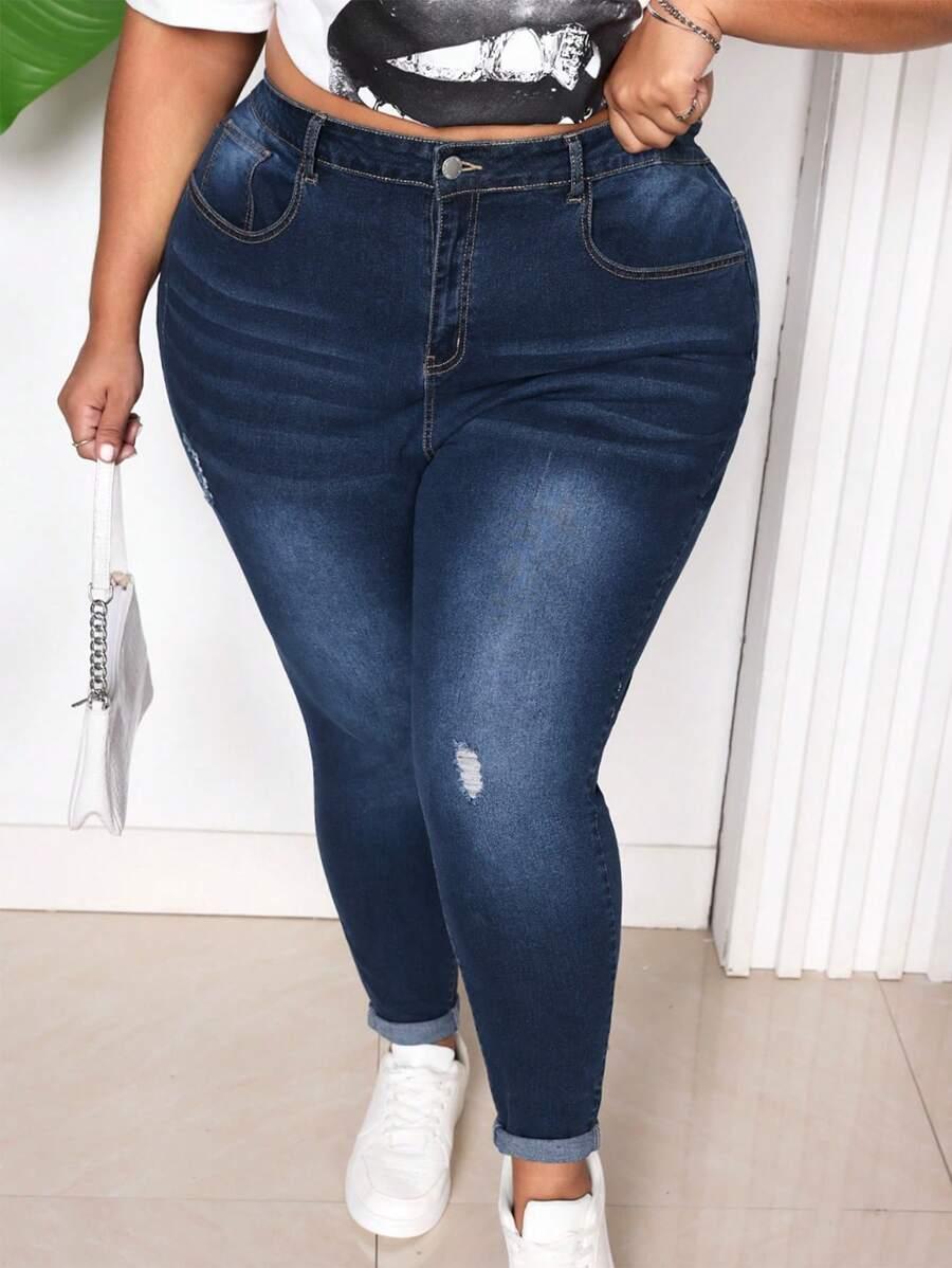 SPODNIE JEANS RURKI
