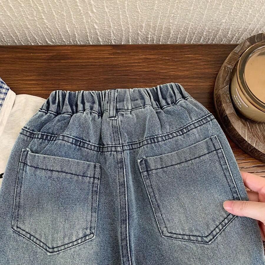 NIEBIESKIE SPODNIE JEANS