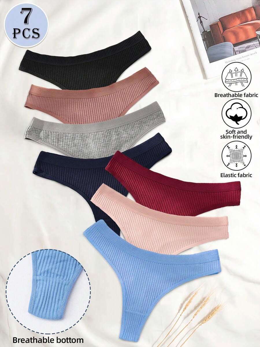 majtki prążek 7-pack